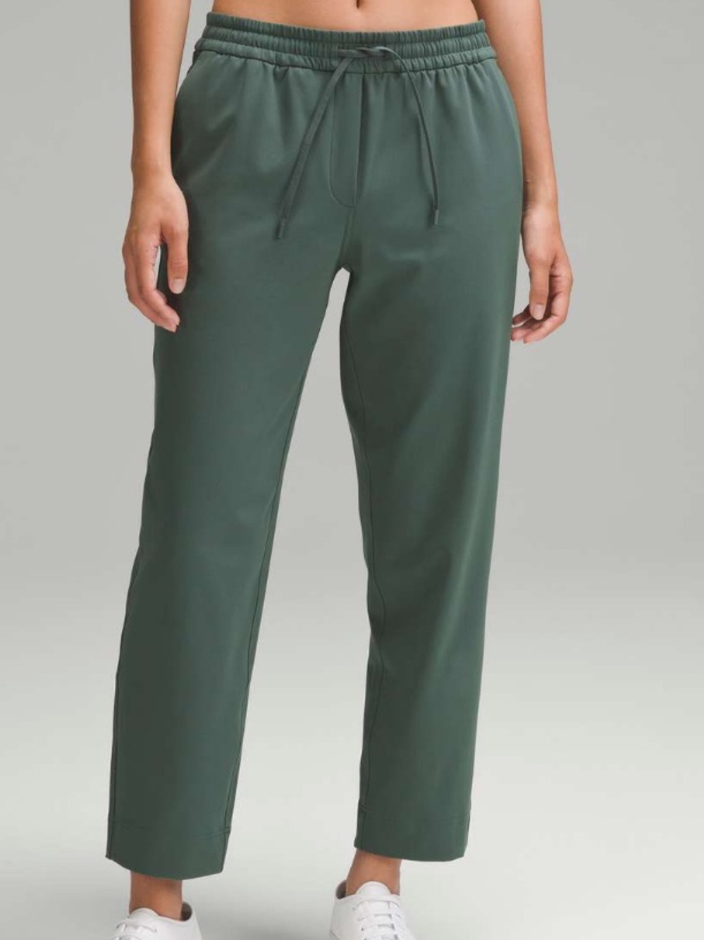 Lululemon Tapered-Leg Mid-Rise 7/8 Pant Luxtreme Small Dark Forest W5FWDS